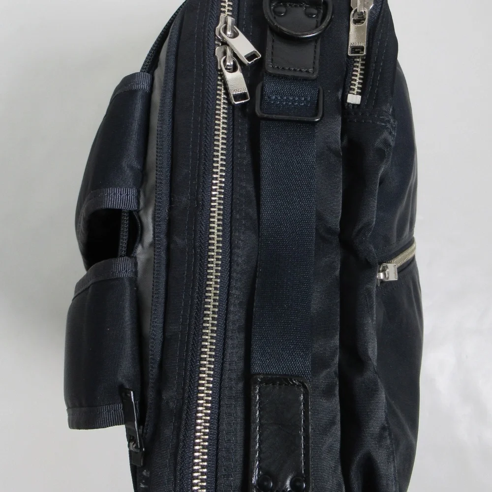 Porter Lift 3_Way Briefcase Business Bag Busines Backpack 822-07562 Black Navy